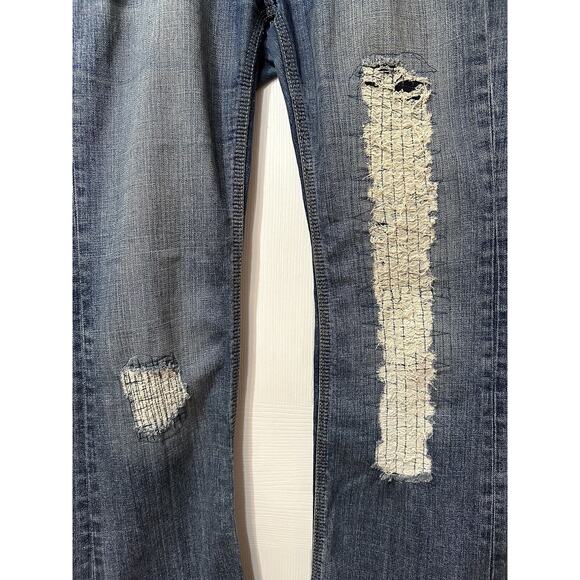 Mavi Woman’s Floral Embroidered Jeans Boot Size 33 - Picture 8 of 9